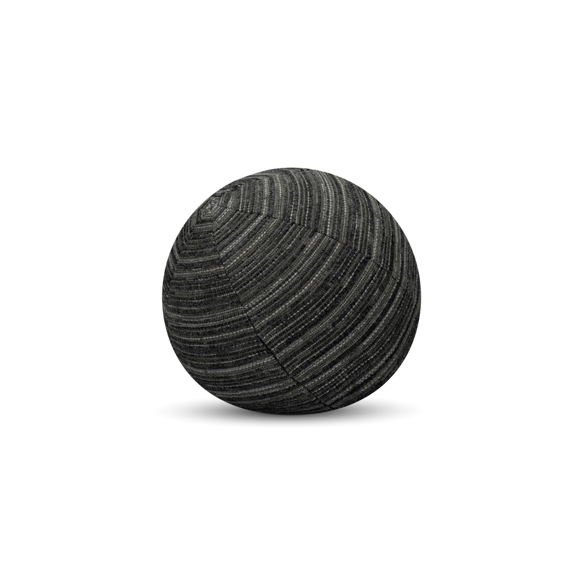 Back of Luxe Stripe Charcoal Orb 12