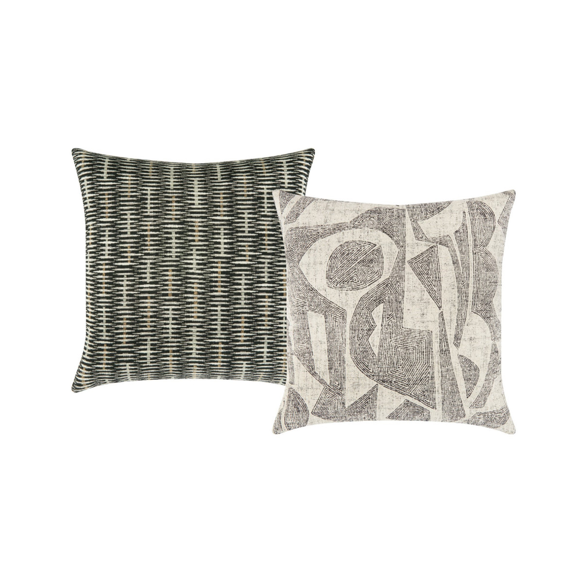 Back of Ebony Pillow Package 2-pack