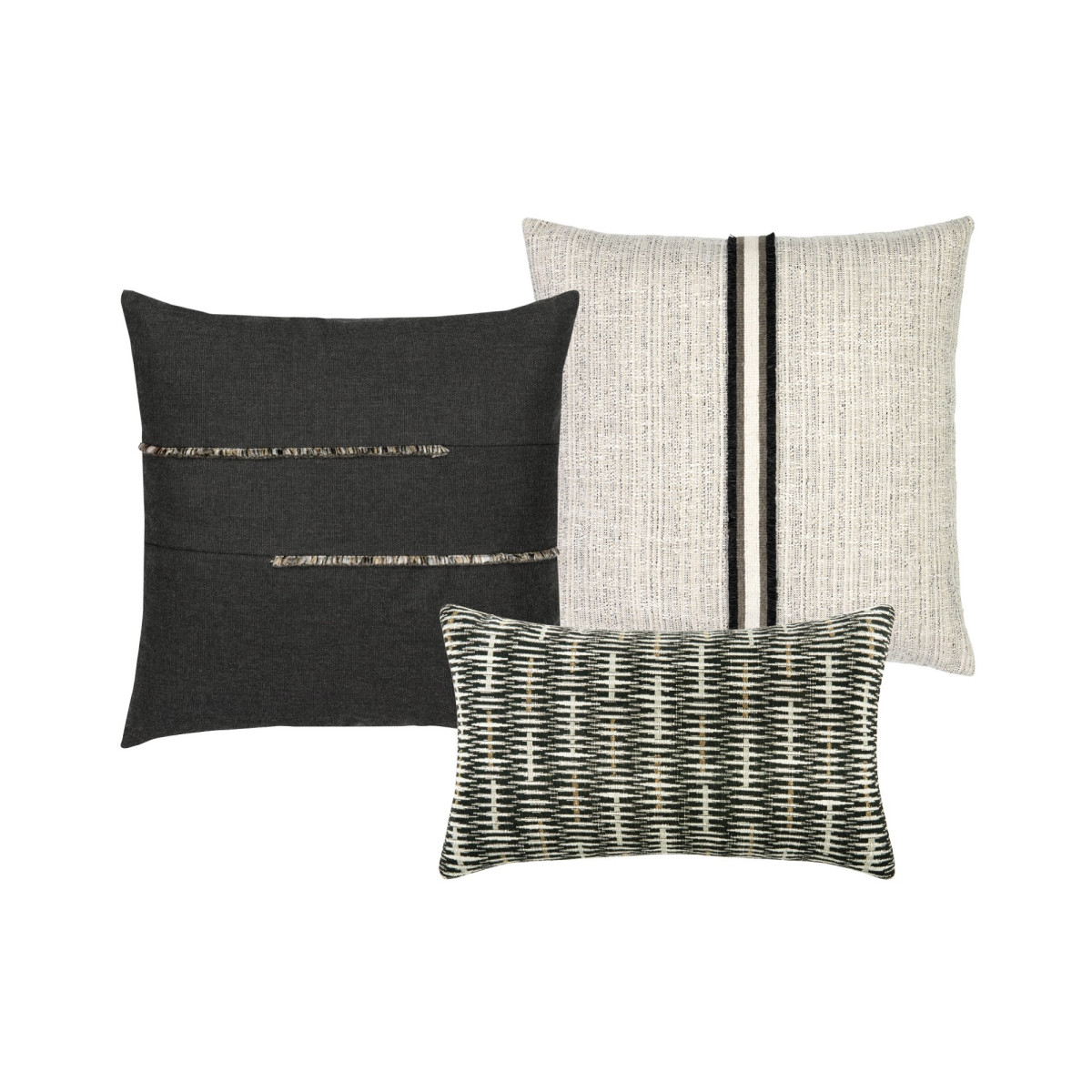 Back of Ebony Pillow Package 3-pack