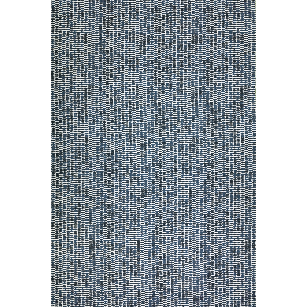 Back of Thumbprint Indigo Fabric 