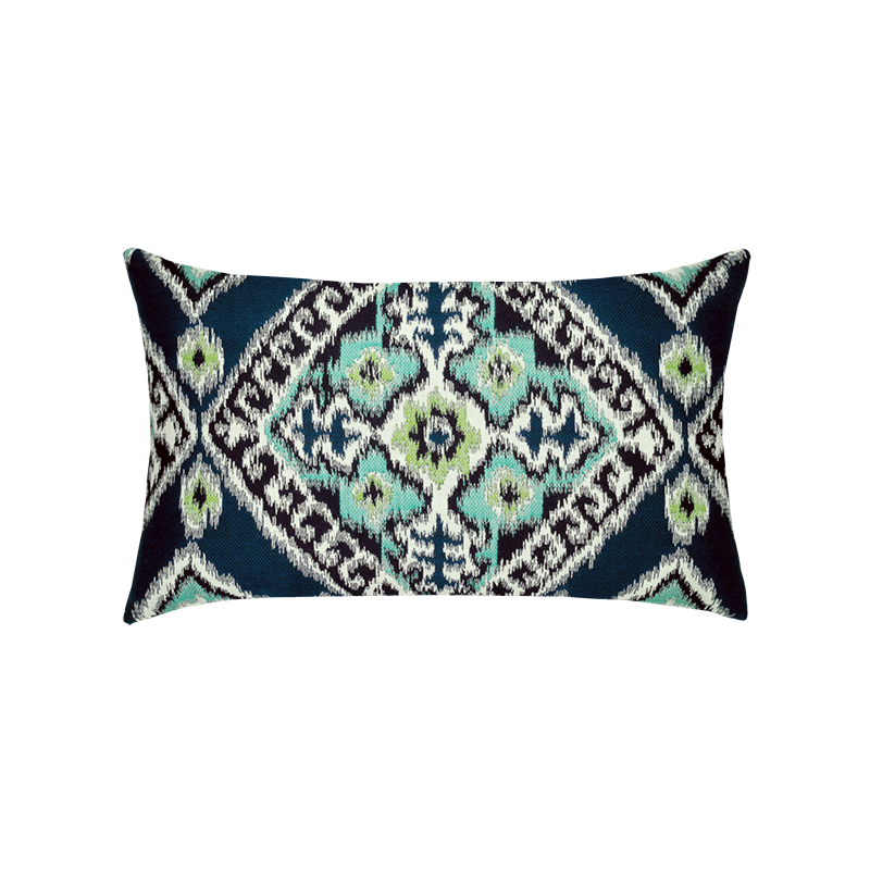 Ikat Diamond Peacock, Double Sided 12