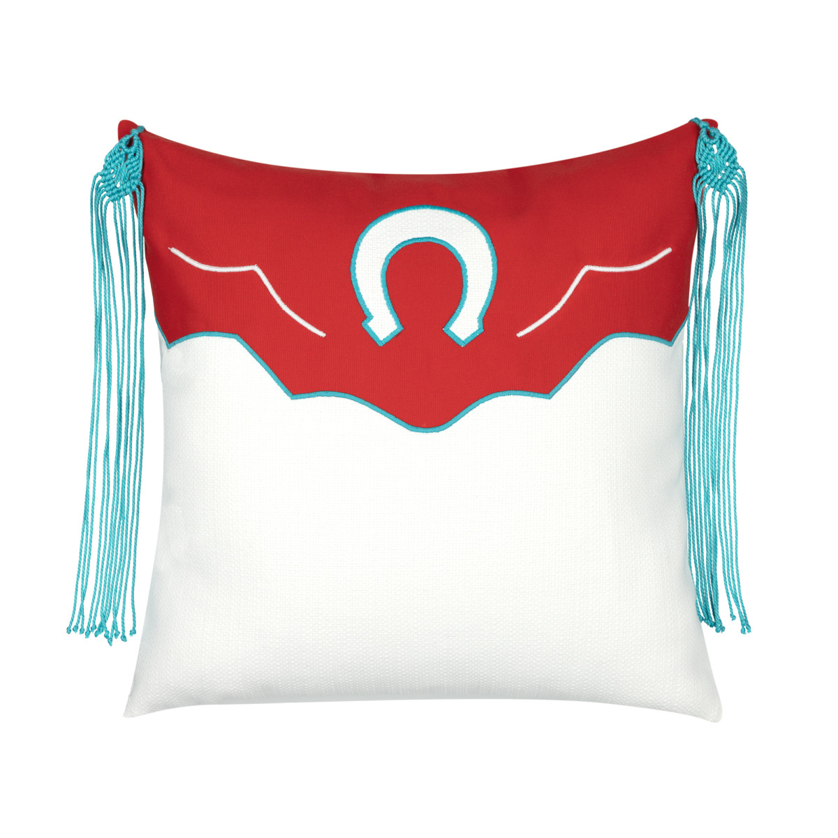 lucky rose outdoor pillow front