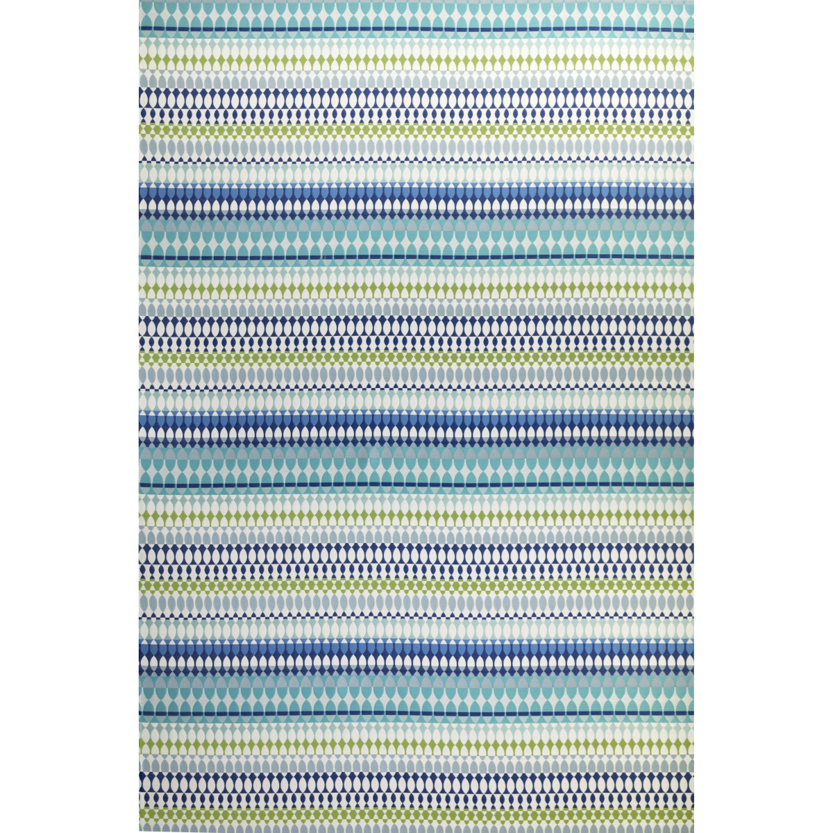 Modern Oval Ocean Fabric
