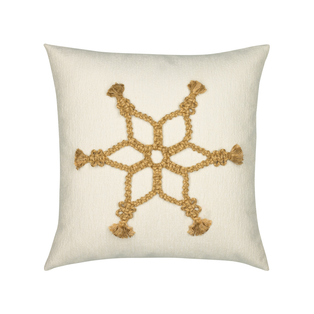 Snowflake pillow Gold 20