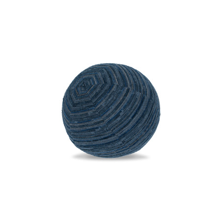 Luxe Stripe Indigo Orb 12" Round