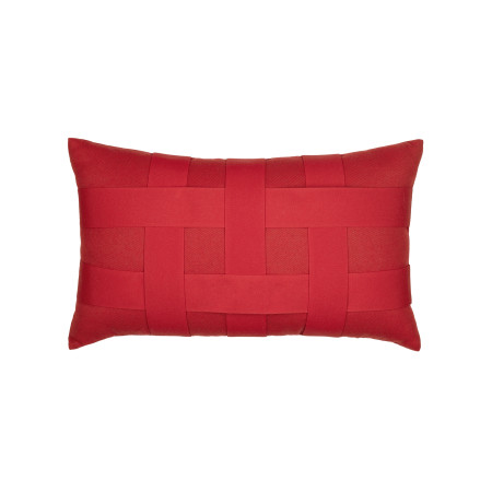 Basketweave Rouge Lumbar